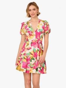 Мини-платье Adrianna от Floral Adrianna Papell, Pink/Multi