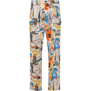 Повседневные брюки мужские серые MOSCHINO, серый