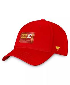 Мужская красная гибкая кепка Calgary Flames Authentic Pro Training Camp Fanatics, красный