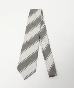 Галстук в тоновую полоску SOVEREIGN United Arrows, цвет Olive