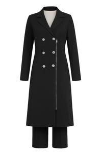 Брючный костюм MODAMIHRAM, черный