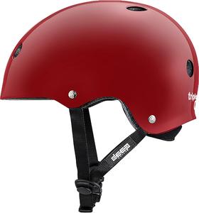 Шлем Triple Eight Deep Cover для катания на скейтборде, красный