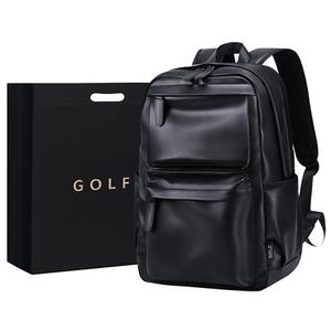 GOLF Кожаный рюкзак, Black (Upgraded)