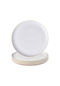 Бежевые столовые тарелки ø 25,9 см 6 шт Crafted cotton Like By Villeroy & Boch