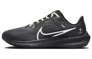 Кроссовки Nike Pegasus 40 New Orleans Saints, черный/золотой