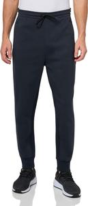 BOSS Мужские спортивные штаны из хлопковой смеси с логотипом-значком, Premium Navy