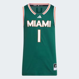 Джерси Adidas Miami Swingman Jersey Kids, цвет Team Dark Green