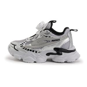 Детские повседневные нескользящие износостойкие дышащие ботинки Kids' Disney, серебристо-черный