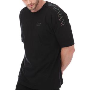 Футболка мужская черная EA7 EMPORIO ARMANI