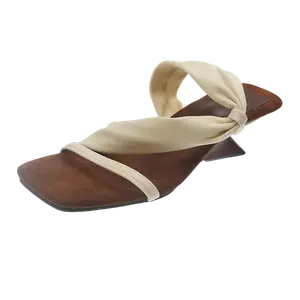 Alxnan Женские слайдеры Black/Burgundy/Apricot — абрикос, цвет Apricot