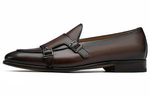 Повседневные кожаные туфли мужские кофейного цвета Roberta Di Camerino