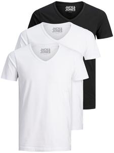 Рубашка JACK & JONES JJV-Neck, черный/белый