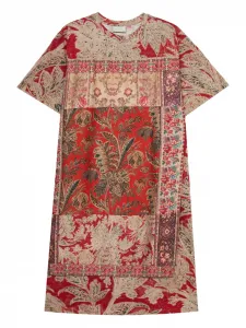 Футболка с принтом пэчворк Pierre-Louis Mascia, красный