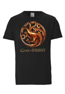 Классическая футболка LOGOSHIRT Shirt Game Of Thrones - Targaryen, черный