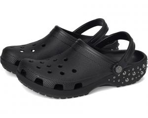Унисекс кроксы Classic Studded Clog Crocs, Black