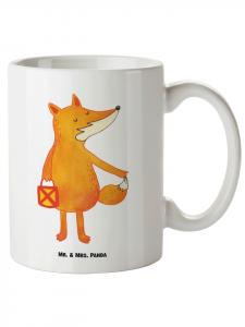 Кружка XL Fox Lantern без слов в белом цвете Mr. & Mrs. Panda