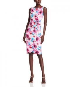 Платье с принтом Glenaly Bis Chiara Boni La Petite Robe, мультиколор