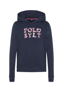Худи с цветочным логотипом POLO SYLT, цвет Total Eclipse