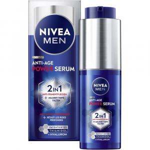 Сыворотка для лица nivea men anti-age hyaluron 2in1 power Nivea, объем 30 мл