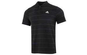 Рубашка поло мужская черная Adidas, черный