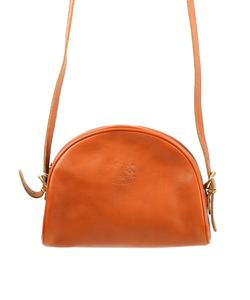 Миниатюрная сумка через плечо IL BISONTE в форме полумесяца