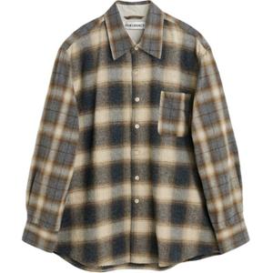 Фланелевая рубашка в клетку на пуговицах OUR LEGACY, разноцветная