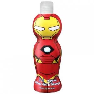 Веганский гель для душа и шампунь Iron Man 2-в-1, 400 мл, Marvel