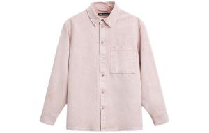 Рубашка мужская розовая Zara, розовый