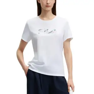 Fila Женская стандартная белая футболка