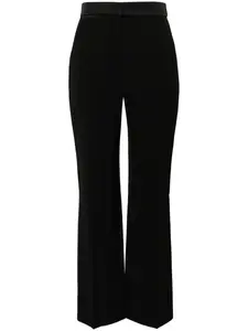 Прямые брюки со складками CASABLANCA, черный