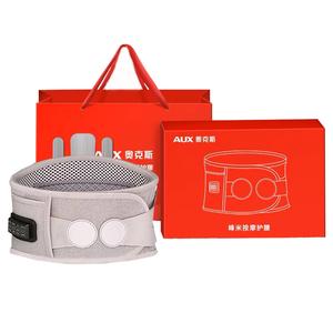 Пояс для массажа с графеновым нагревом, защита от перегрева, автоматическое отключение BR-HY02 AUX, серый