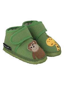 Тапочки "Обезьянка" зеленого цвета NANGA