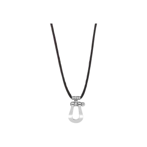 Большая подвеска force 10 из белого золота с бриллиантами Fred