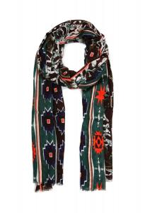 Шарф Дион из чистого натурального материала Collezione alessandro, мультиколор