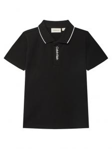 Рубашка поло стандартный крой Embro Logo IB0IB02542 D Calvin Klein Jeans, черный