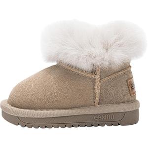 Детские зимние сапоги Kids EBMINI, хаки