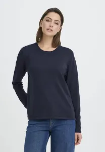 Топ с длинными рукавами и воротником-стойкой ihluls Ichi, Total Eclipse