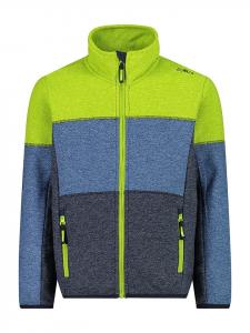 Флисовая куртка синего/зеленого цвета CMP