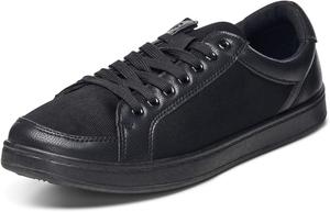 Мужские модные кроссовки Alpine Swiss David на шнуровке, низкие, в стиле ретро, теннисные кроссовки, черный