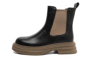 Ботинки женские Daphne челси на толстой подошве, черный