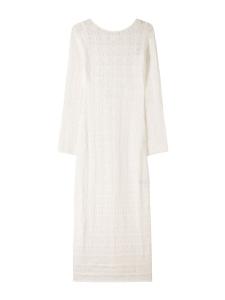 Вязаное платье Bershka, светло-бежевый