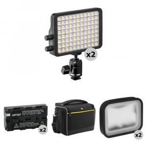 Комплект Luxli Viola² Duet с батарейками и сумкой для переноски