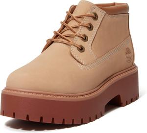 Женские водонепроницаемые ботинки Timberland Stone Street на платформе, Medium Beige Nubuck