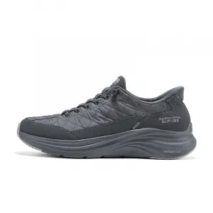 Туфли-слипоны износостойкие повседневные унисекс темно-серые Skechers, Charcoal Gray