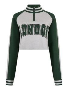 Толстовка Apricot, серый/зеленый