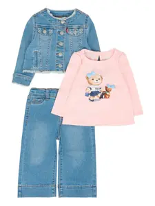 Комплект из трех брюк с логотипом Levi'S Kids, синий