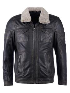 Кожаная куртка JCC 3102102, черный