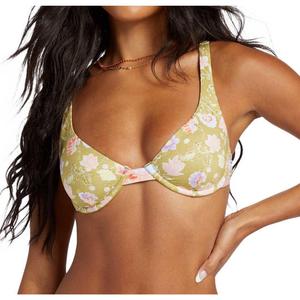 Женский бикини-топ Feeling Peaceful Ruby с косточками Billabong, Multi