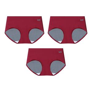 Женские трусики набор из 3 штук, подарочная упаковка Lee, красный
