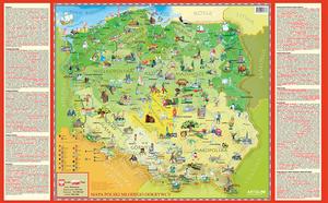 ArtGlob, настенная карта для детей Польши юного исследователя MIDI
